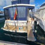 foto de la popa de un Alaska 48 en venta en interyachts en barcos de segunda mano